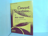 Concert Repertoire for BRASS SEXTET SECOND B♭ CORNET  TRUMPET