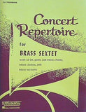 Concert Repertoire for BRASS SEXTET 1st TROMBONE