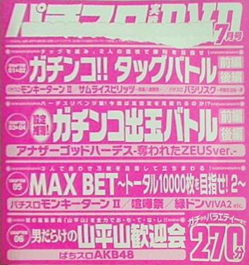 パチスロ実戦術 超プレミアムDVD 7月号 付録DVD