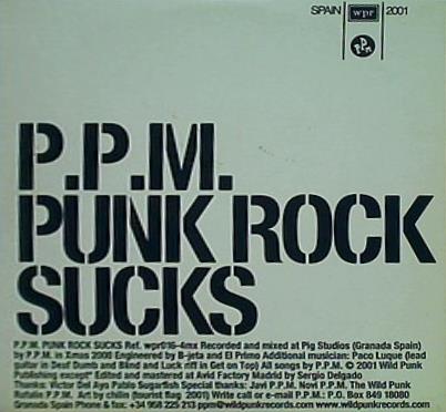punk rock sucks p.p.m.