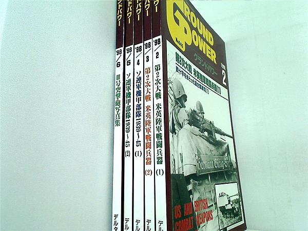 GROUND POWER グランドパワー 1998年号 ２月号-６月号。