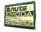 Happie nuts 2012年 1月号 特別付録 nuts×EMODA 特製フラワーレオパード柄バニティポーチ