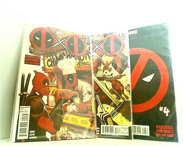 アメコミ Deadpool Kills Deadpool MARVEL 管理コード 21786_97 。２巻-４巻。