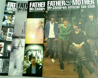 MR.CHILDREN ファンクラブ会報誌 FATHER＆MOTHER 2014年号 管理コード 21858_272 。４月号,８月号,１２月号,２１周年祭特別号。