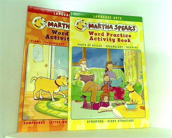 MARTHA SPEAKS Word Practice Activity Book ２点。