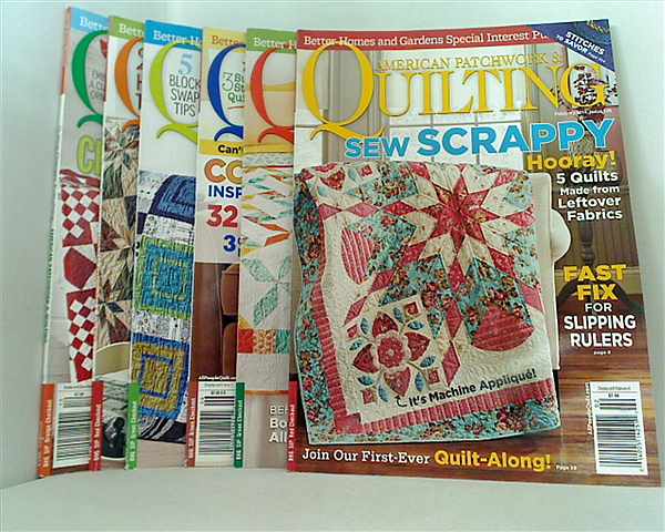 アメリカン パッチワーク ＆ キルティング Quilting Changes Everything  American Patchwork ＆ Quilting 2014年号 管理コード 22330_349 。２月号,４月号,６月号,８月号,１０月号,１２月号。