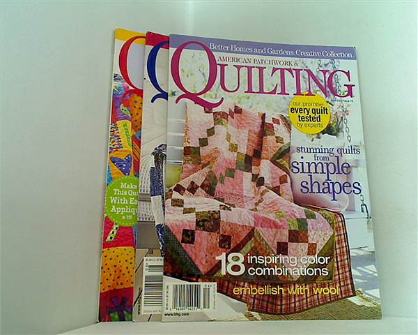 アメリカン パッチワーク ＆ キルティング Better Homes and Gardens Creative Collection American Patchwork ＆ Quilting 2006年号 管理コード 22330_355 。４月号,８月号,１２月号。