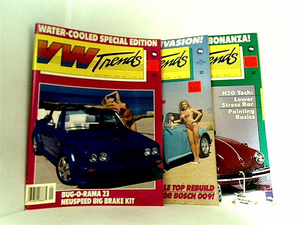 VW Trends Magazine 1989 VOL 8 NO.6-NO.10 NO.12 No.６-No.１０,No.１２。