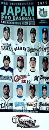 2015 JAPAN PRO BASEBALL 英語版 日本プロ野球メディアガイド