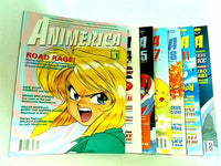 ANIMERICA VOL.7 No.１,No.４-No.８,No.１１-No.１２。