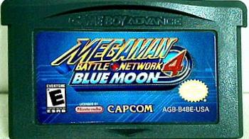 ロックマンエグゼ 4 ブルームーン GBA MEGAMAN BATTLE NETWORK 4 BLUE MOON