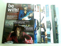 be with！ B'z official fan club special issue B'z ファンクラブ 会報誌 No.１０１やNo.１１０など  No.１０１-No.１１０