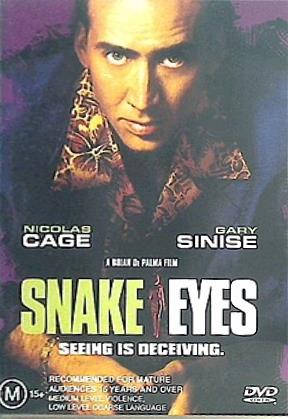 スネークアイズ ニコラス・ケイジ Snake Eyes seeing is deceiving  Nicolas Cage