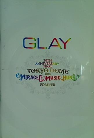 パンフレット GLAY 20th ANNIVERSARY FINAL TOKYO DOME 2015