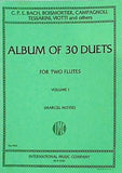 楽譜・スコア ALBUM OF 30 DUETS FOR TWO FLUTES VOLUME I MARCEL MOYSE 30のクラシカル・デュエット集