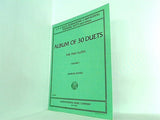 楽譜・スコア ALBUM OF 30 DUETS FOR TWO FLUTES VOLUME I MARCEL MOYSE 30のクラシカル・デュエット集