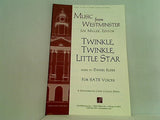 楽譜・スコア Twinkle Twinkle Little star Music from Westminster きらきら星