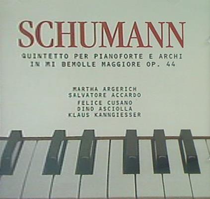 SCHUMANN quintetto per pianoforte e archi in mi bemolle maggiore Op.44 シューマン :ピアノ五重奏曲 Op.44 変ホ長調