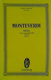 楽譜・スコア MONTEVERDI NO.982 Messa a 4 voci 1651 クラウディオ・モンテヴェルディ オイレンブルク版