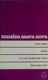 楽譜・スコア musica sacra nova Frank Martin Messe