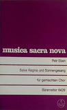 楽譜・スコア musica sacra nova Petr Eben Salve Regina und Sonnengesang für gemischten Chor Bärenreiter 6429 サルヴェ・レジーナ