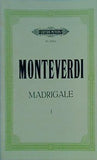 楽譜・スコア ENTON PETERS MONTEVERDI MADRIGALE I モンテヴェルディ マドリガーレ ペータース版