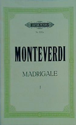 大型本 楽譜・スコア ENTON PETERS MONTEVERDI MADRIGALE I モンテ