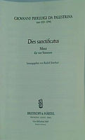 楽譜・スコア GIOVANNI PIERLUIGI DA PALESTRINA Dies sanctificatus Missa fur vier Stimmen ジョヴァンニ・ダ・パレストリーナ