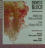 ETCETERA ERNEST BLOCH Simon Rowland-Jones Niel Immelman