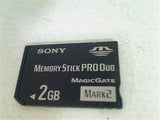  SONY MEMORY STICK PRO DUO 2G