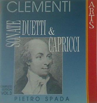 CLEMENTI SONATE DUETTI ＆ CAPRICCI Vol.3
