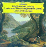 メンデルスゾーン 無言歌集 Felix Mendelssohn Bartholdy Lieder ohne Worte Songs without Words Daniel Barenboim Piano