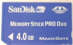 PSP PSP用メモリースティック PRO DUO 4GB
