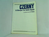 楽譜・スコア CZERNY ツェルニー 小さな手のための25の練習曲 音楽之友社