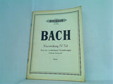 楽譜・スコア EDITION PETERS Nr. 4462 BACH Klavierubung IV. Teil Aria mit verschiedenen Veranderungen Goldberg Variationen ペータース版