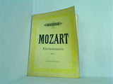 楽譜・スコア MOZART Klaviersonaten Band 1 EDITION PETERS Nr.1800a ペータース版