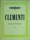 楽譜・スコア CLEMENTI Gradus ad Parnassum EDITION PETERS Nr.3013 ペータース版