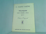 楽譜・スコア C. SAINT-SAENS POLONAISE POUR 2 PIANOS a 4 Mains OP. 77 Edition Originale