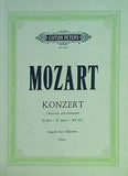 楽譜・スコア EDITION PETERS Nr.8810 MOZART KONZERT 2 Klaviere und Orchester ペータース版