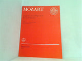楽譜・スコア MOZART Larghetto und Allegro in Es fur zwei Klaviere BA4754 ベーレンライター版