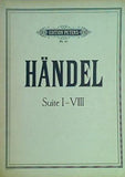 楽譜・スコア EDITION PETERS Nr. 4 HANDEL Suite 1-8 ペータース版 ヘンデル