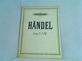 楽譜・スコア EDITION PETERS Nr. 4 HANDEL Suite 1-8 ペータース版 ヘンデル