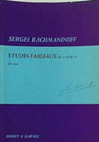 楽譜・スコア SERGEI RACHMANINOFF ETUDES-TABLEAUX Op.33 and Op.39 pour piano BOOSEY ＆ HAWKES