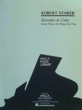 楽譜・スコア ROBERT STARER Sketches in Color Seven Pieces for Piano-Set Two MCA PIANO LIBRARY