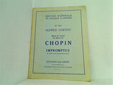 楽譜・スコア CHOPIN IMPROMPTUS Op.29 36 51 66 EDITION NATIONALE DE MUSIQUE CLASSIQUE ショパン 即興曲 Op.29 36 51 66