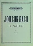 楽譜・スコア JOH.CHR.BACH SONATEN Heft II Landshoff EDITION PETERS Nr.3831 ペータース版