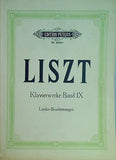 楽譜・スコア LISZT Klavierwerke Band IX Lieder-Bearbeitungen EDITION PETERS Nr. 3602 ペータース版 リスト 超絶技巧練習曲集 ザウアー編