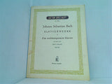 楽譜・スコア Johann Sebastian Bach KLAVIERWERKE 2 BWV 870-893 Heft III EDITION BREITKOPF Nr.4302c ブライトコプフ版