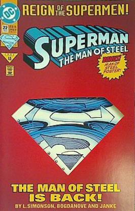 アメコミ Reign of the Supermen THE MAN OF STEEL #22