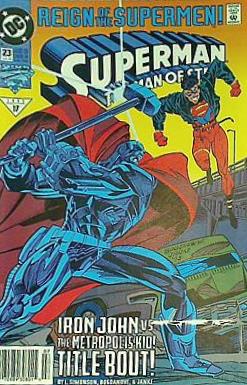 アメコミ Reign of the Supermen THE MAN OF STEEL #23